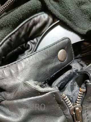 Chaqueta de cuero mujer para moto