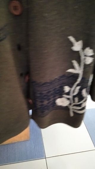 Chaqueta de lana Nice Day verde M