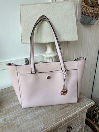 Bolso Michael Kors Rosa y Dorado