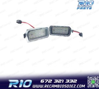 LUCES DE MATRÍCULA LED PARA FORD 06-14