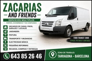 Mudanzas, vaciados express y jardinería