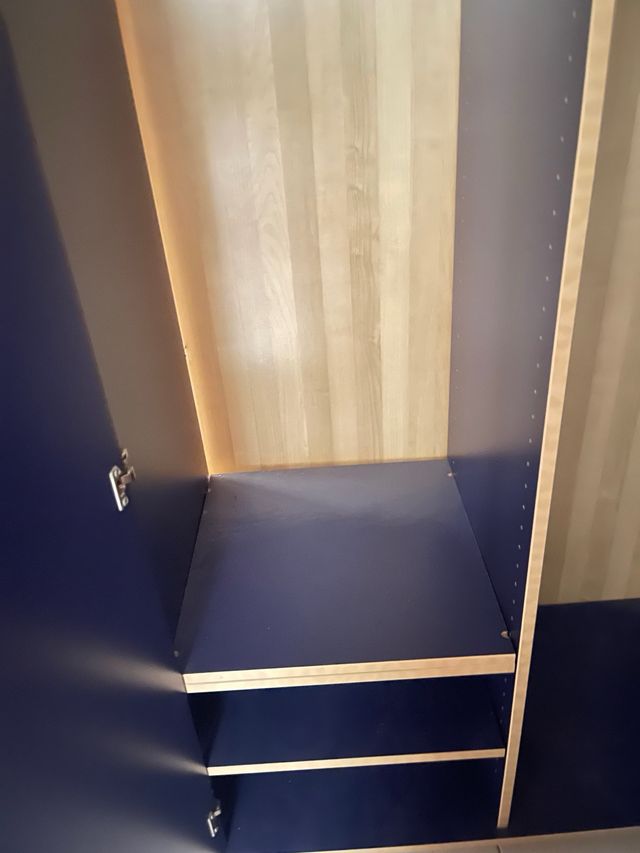 Armario 2 puertas azul marino