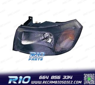 FARO IZQ PARA FORD TRANSIT 00-06 FONDO NEGRO