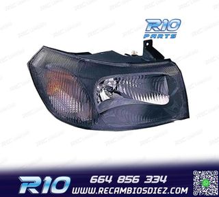 FARO DCH PARA FORD TRANSIT 00-06 FONDO NEGRO