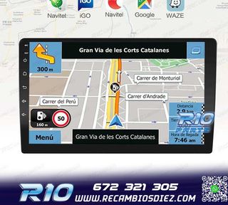 RADIO 9" GPS ANDROID 13 QUAD CORE 64GB ROM