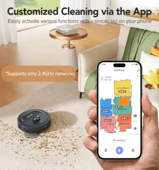 Robot aspirapolvere e lavapavimenti BPMIO