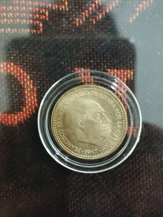 1 Peseta 1947 Francisco Franco. Negociable