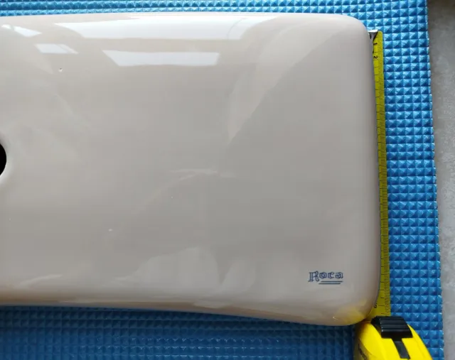 Tapa Cisterna Roca Góndola color Vison + pulsador.