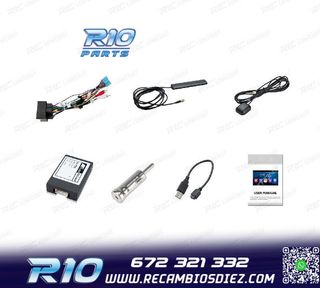 RADIO GPS ANDROID 12 PARA FORD FOCUS C-MAX FIESTA GALAXY KUG
