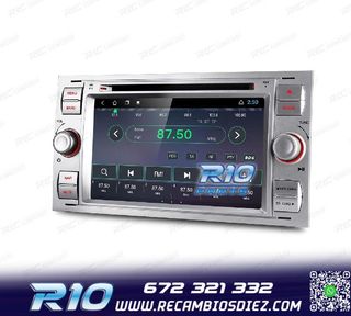 RADIO GPS ANDROID 12 PARA FORD FOCUS C-MAX FIESTA GALAXY KUG