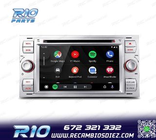 RADIO GPS ANDROID 12 PARA FORD FOCUS C-MAX FIESTA GALAXY KUG