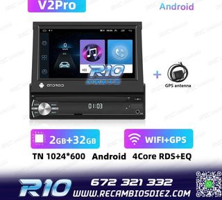 RADIO GPS ANDROID 1DIN TACTIL GPS
