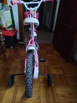 Bicicleta infantil 16 pulgadas rosa