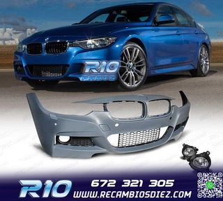 PARAGOLPES DELANTERO BMW F30 F31 11-15 LOOK M + FAROS ANTINI