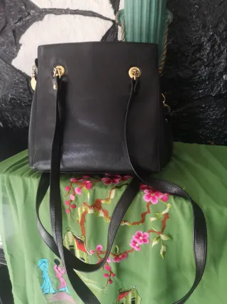Bolso Piel Viscota Negro Auténtico