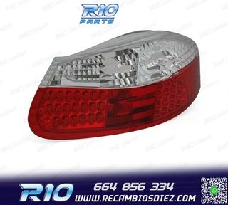PILOTOS PORSCHE BOXSTER 986 96-04 LED ROJO CROMO