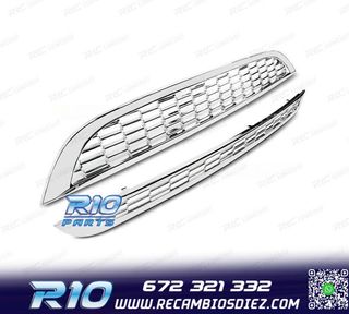 PARRILLA MINI COOPER R50 R53 01-06 S TYPE CROMADA