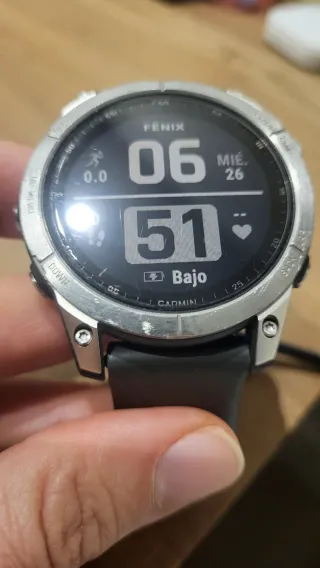 Reloj GPS Garmin Fenix 7 Gris/Plata