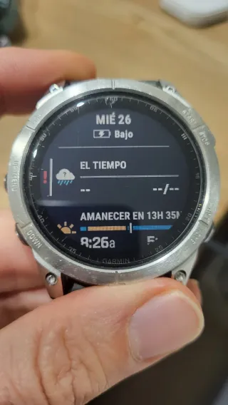 Reloj GPS Garmin Fenix 7 Gris/Plata