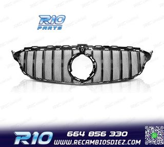 PARRILLA MERCEDES W205 18-21 LOOK SPORT NEGRO BRILLO