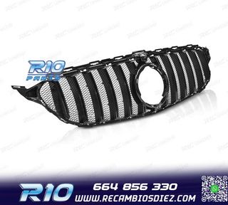 PARRILLA MERCEDES W205 18-21 LOOK SPORT NEGRO BRILLO