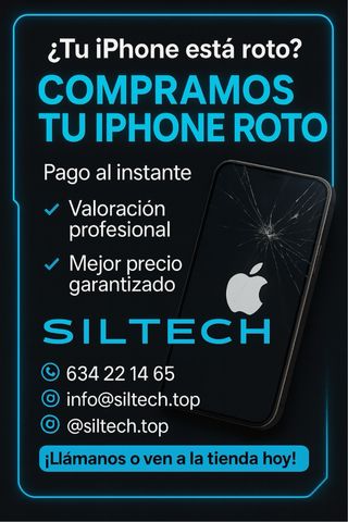 ¡COMPRAMOS TU iPHONE ROTO AL MEJOR PRECIO!