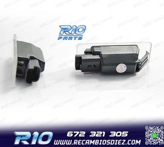 LUCES MATRÍCULA LED PEUGEOT 106 307 308 406 407 CITROEN C3