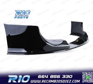 SPOILER LIP BMW E60 E61 03-10 LOOK M PERFORMANCE NEGRO BRILL