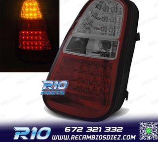 PILOTOS MINI COOPER R50 R52 R53 04-06 LED ROJO AHUMADO