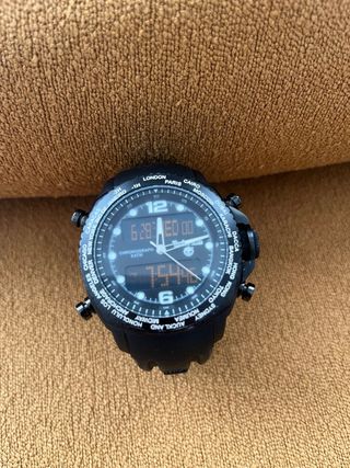 Reloj Timberland Cronógrafo Negro y Plateado