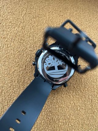 Reloj Timberland Cronógrafo Negro y Plateado