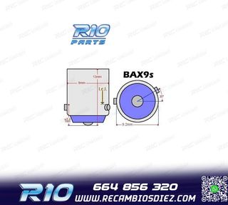 BOMBILLA LED CANBUS H6W BAX9S