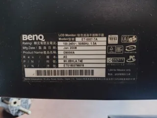 Monitor de PC BenQ Plata