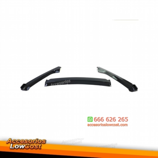 Spoiler delantero negro brillante para Seat Leon