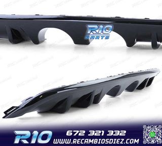 DIFUSOR VOLKSWAGEN VW GOLF 6 1K 08-13 NEGRO BRILLO DOBLE SAL