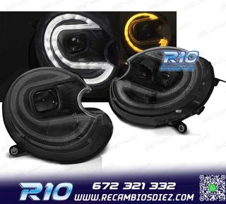 FAROS XENON MINI COOPER 06-14 LED NEGRO