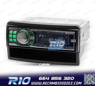 MARCO NEGRO RADIO 1-DIN PARA FORD FIESTA FOCUS GALAXY MONDEO