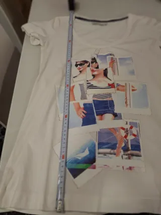 Camiseta Berska   Blanca Talla M
