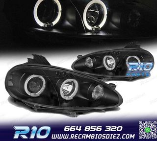 FAROS MAZDA MX5 01-05 OJOS ANGEL NEGROS