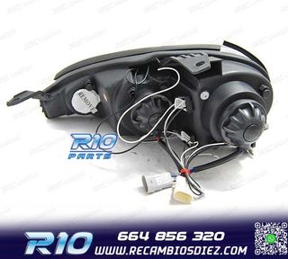 FAROS MAZDA MX5 01-05 OJOS ANGEL NEGROS