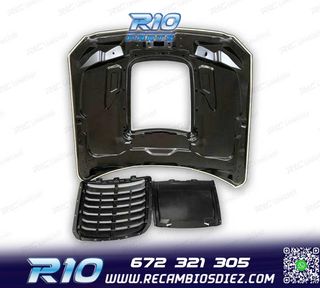 CAPO FORD MUSTANG 15-17 LOOK GT500 ALUMINIO