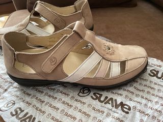 Sandalias Suave Talla 38 Beige/Blanco