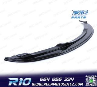 SPOILER LIP BMW E90 E91 05-08 PACK M NEGRO BRILLO