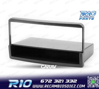 MARCO NEGRO RADIO 1-DIN PARA FORD FIESTA FOCUS GALAXY MONDEO