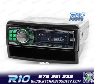MARCO NEGRO RADIO 1-DIN PARA FORD FIESTA FOCUS GALAXY MONDEO