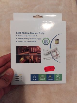 Tira LED con Sensor de Movimiento