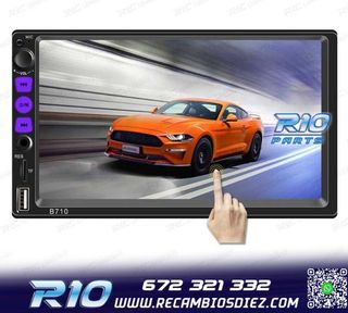 RADIO 2DIN GPS 7" TÁCTIL BLUETOOTH USB SD
