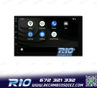 RADIO GPS ANDROID 14 2DIN 7" MULTIMEDIA GPS HD 3 USB SD