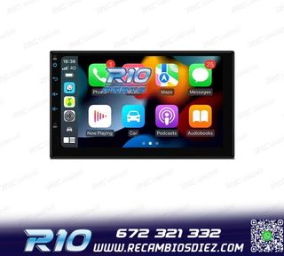 RADIO GPS ANDROID 14 2DIN 7" MULTIMEDIA GPS HD 3 USB SD
