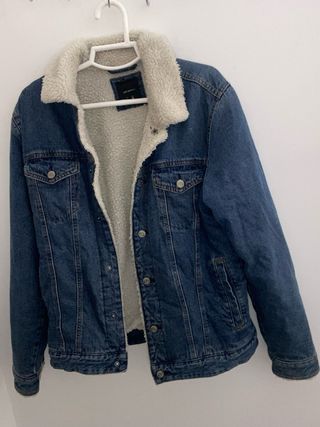Chaqueta vaquera forrada Lefties azul